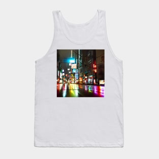 Tokyo Neon - Night Scenario - Realistic Tank Top